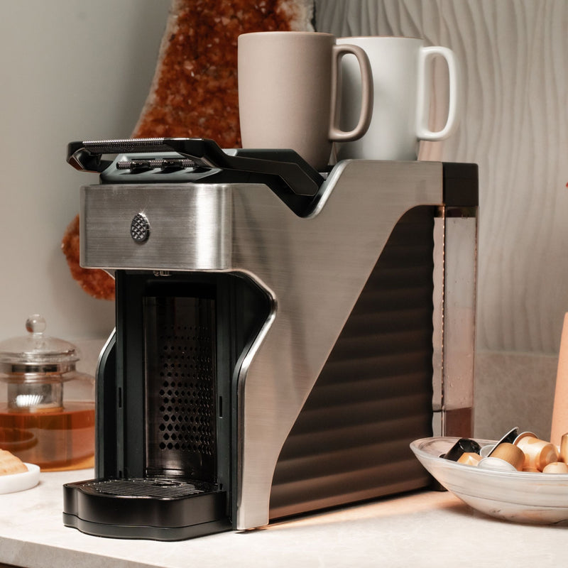 Gray & Silver Espresso Machines