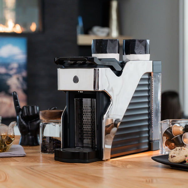 Chrome Espresso Machine | Milton Line1 | Polished Chrome