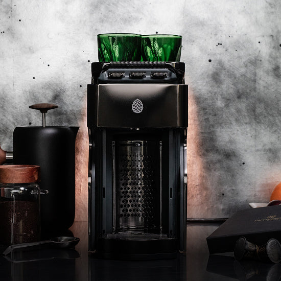 Nickel Espresso Machine | Milton Line1 | Satin Nickel | Nespresso