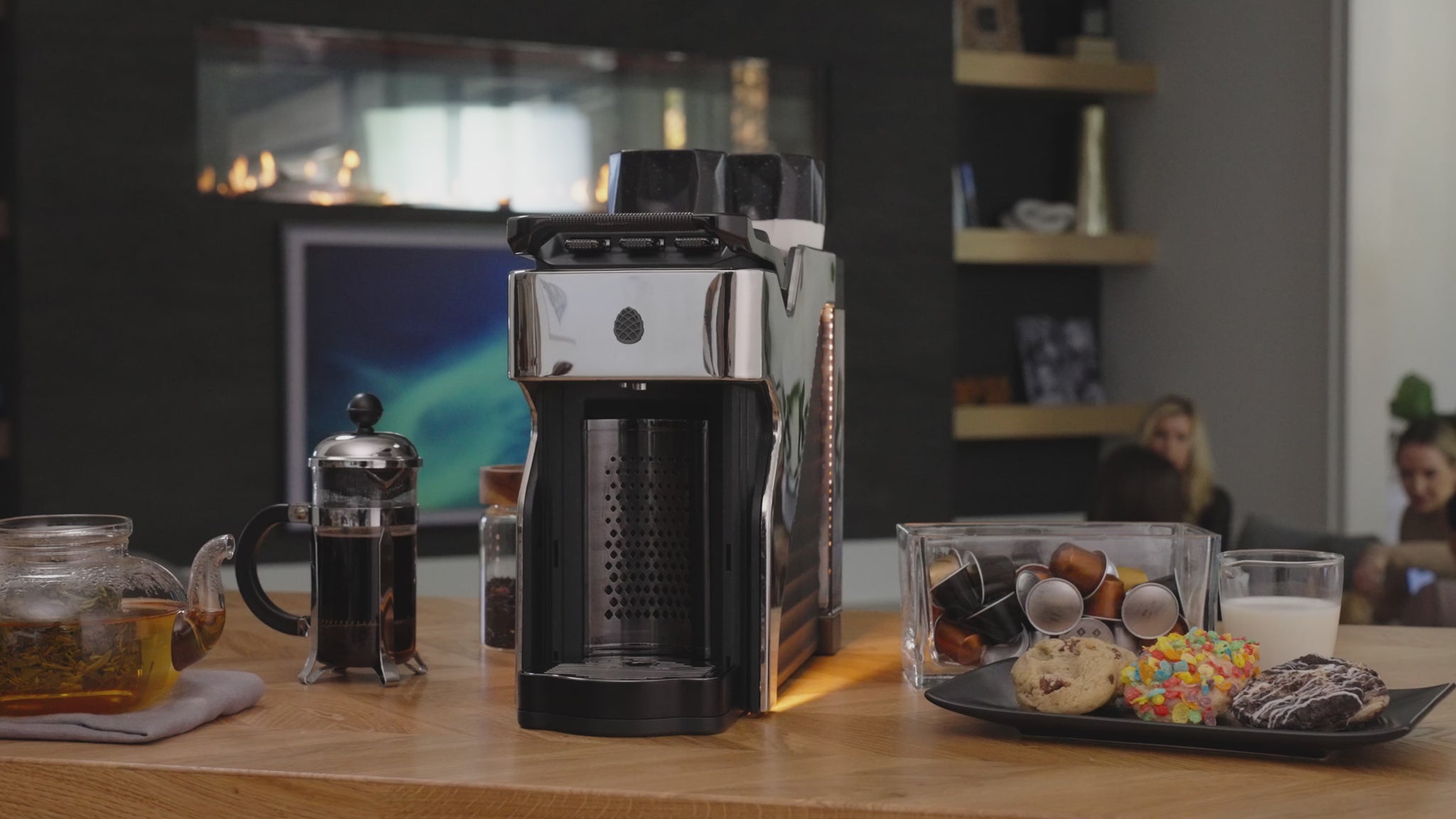 Milton Line1 Coffee & Nespresso Machine | Polished Chrome